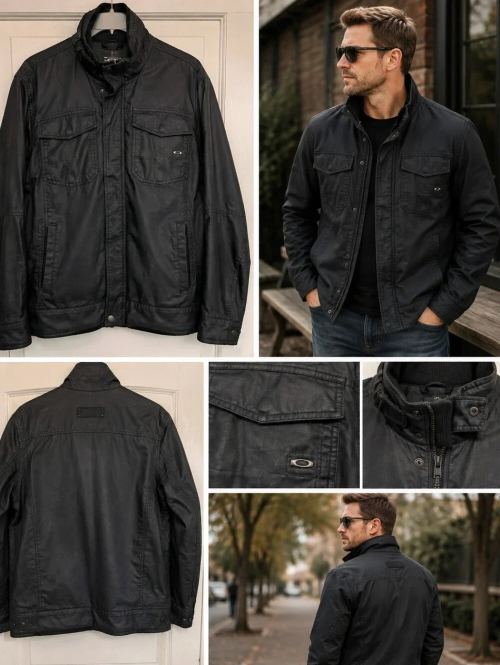 Oakley Operative Jacket Men’s Large Black FA13 Utility Techwear 411711